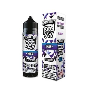 BLUEBERRY 40ML E LIQUID SERIOUSLY POD FILL BY DOOZY