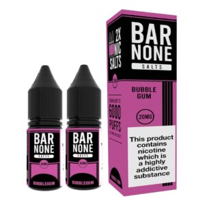 BUBBLE GUM 10ML NIC SALT BAR NONE (2 PACK)