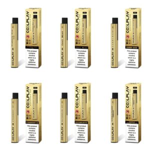 COOLPLAY GOLDBAR XE03 600 DISPOSABLE VAPE KIT 20MG