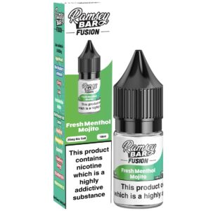 FRESH MENTHOL MOJITO BAR FUSION 10ML NIC SALT RAMSEY