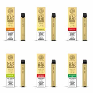 GOLD BAR RELOAD 600 PREFILLED POD VAPE KIT 20MG