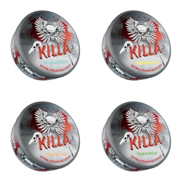 KILLA EXTRA STRONG NICOTINE POUCHES