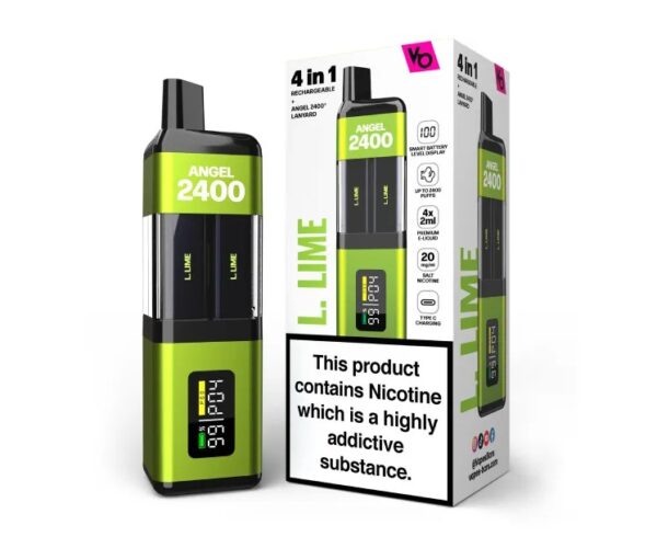 VAPE BARS ANGEL 4 IN 1 2400 PREFILLED POD VAPE KIT 20MG - Image 34