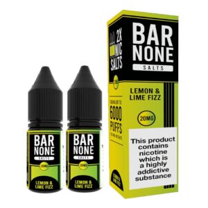 LEMON & LIME FIZZ 10ML NIC SALT BAR NONE (2 PACK)