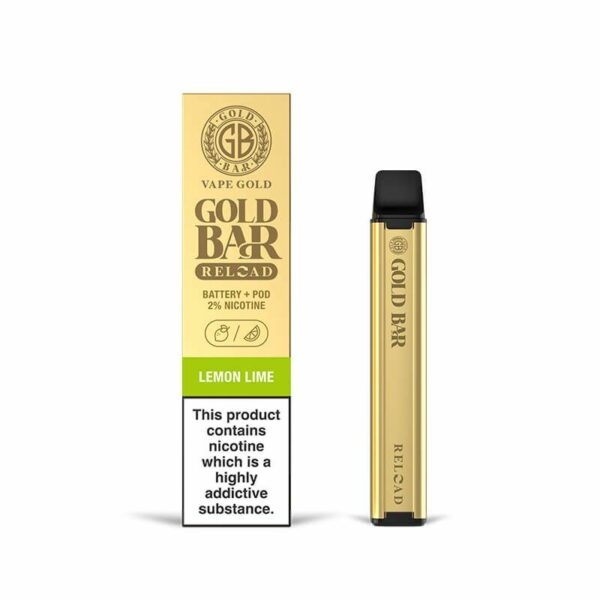 GOLD BAR RELOAD 600 PREFILLED POD VAPE KIT 20MG - Image 18