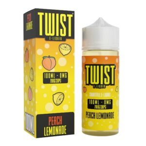 PEACH LEMONADE 100ML E LIQUID TWIST LIQUIDS