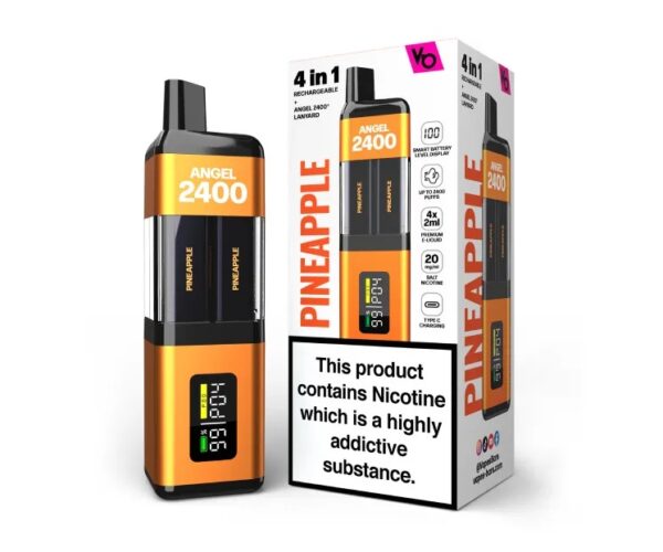 VAPE BARS ANGEL 4 IN 1 2400 PREFILLED POD VAPE KIT 20MG - Image 36