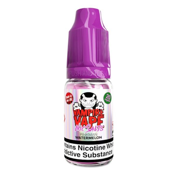PINKMAN WATERMELON NIC SALT 10ML VAMPIRE VAPE