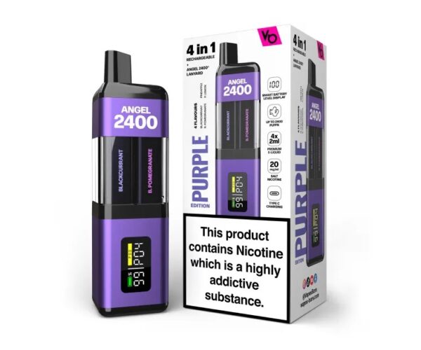 VAPE BARS ANGEL 4 IN 1 2400 PREFILLED POD VAPE KIT 20MG - Image 40