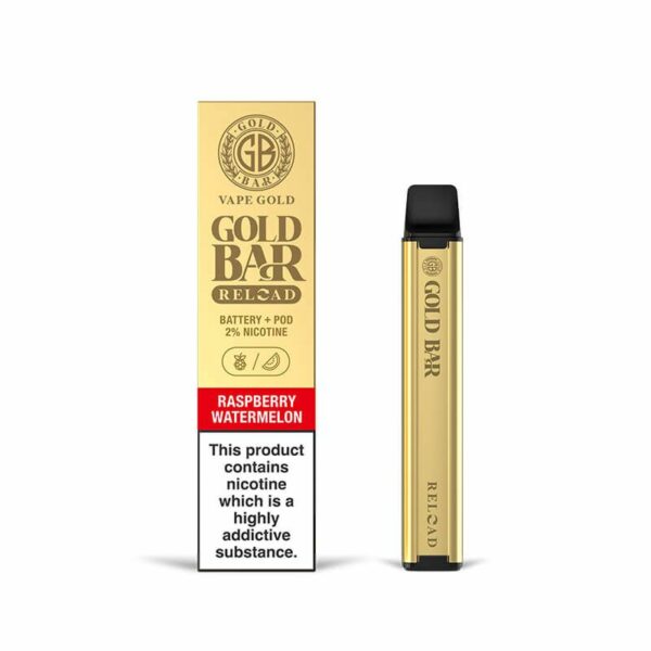 GOLD BAR RELOAD 600 PREFILLED POD VAPE KIT 20MG - Image 17