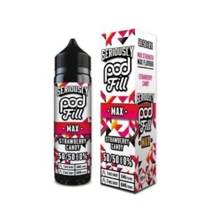 STRAWBERRY CANDY 40ML E LIQUID SERIOUSLY POD FILL BY DOOZY