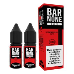 STRAWBERRY FIZZ 10ML NIC SALT BAR NONE (2 PACK)