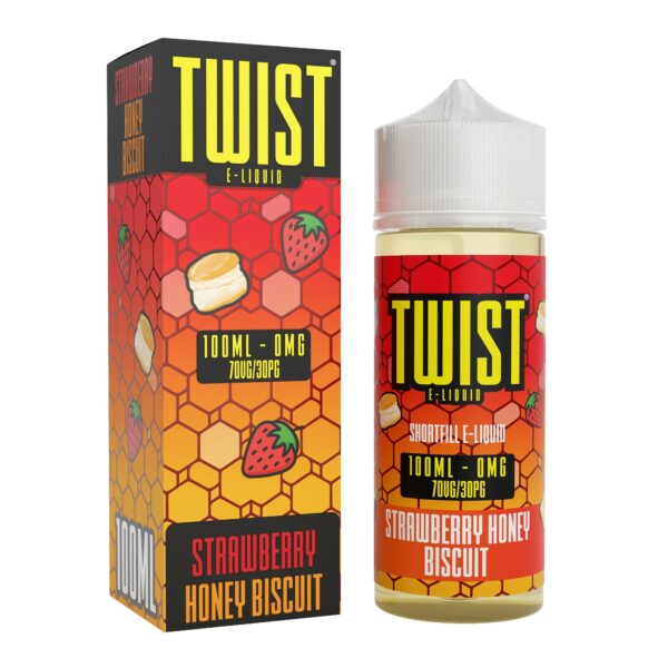 STRAWBERRY HONEY BISCUIT 100ML E LIQUID TWIST LIQUIDS