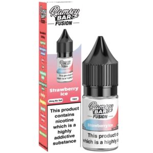 STRAWBERRY ICE BAR FUSION 10ML NIC SALT RAMSEY