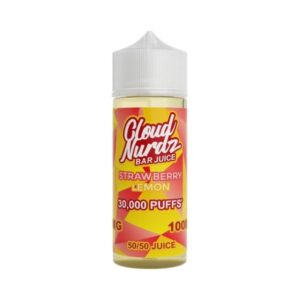 STRAWBERRY LEMON 100ML E LIQUID CLOUD NURDZ