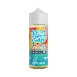 STRAWBERRY LEMON ICE 100ML E LIQUID CLOUD NURDZ