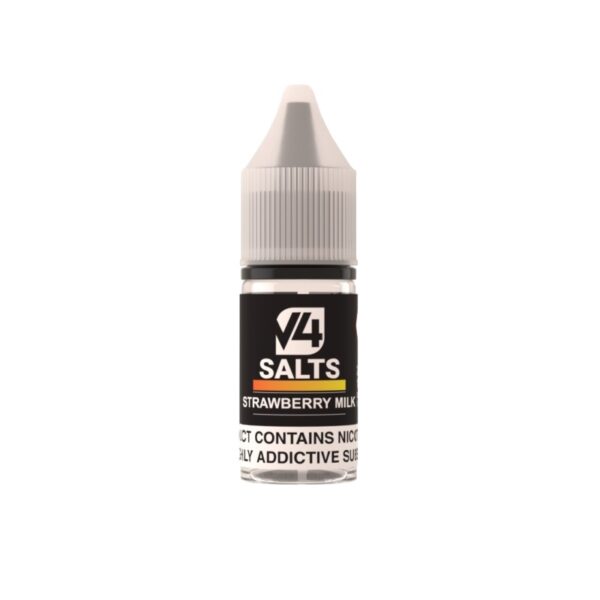 STRAWBERRY MILK 10ML NIC SALT BY V4 V4POUR