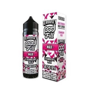STRAWBERRY MILK 40ML E LIQUID SERIOUSLY POD FILL BY DOOZY
