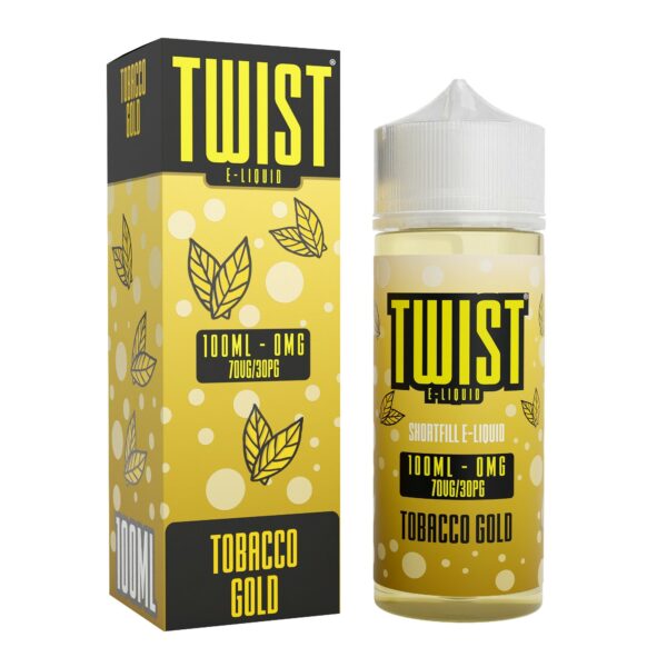 TOBACCO GOLD 100ML E LIQUID TWIST LIQUIDS