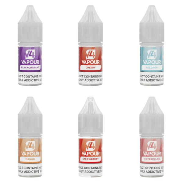 V4 VAPOUR E LIQUID 10 X 10ML = 100ML