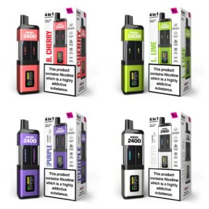 VAPE BARS ANGEL 4 IN 1 2400 PREFILLED POD VAPE KIT 20MG