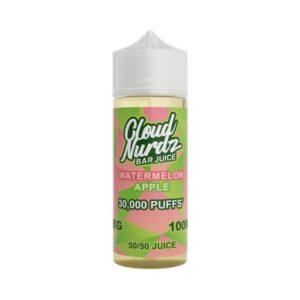 WATERMELON APPLE 100ML E LIQUID CLOUD NURDZ