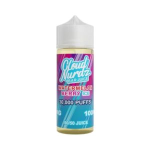 WATERMELON BERRY ICE 100ML E LIQUID CLOUD NURDZ