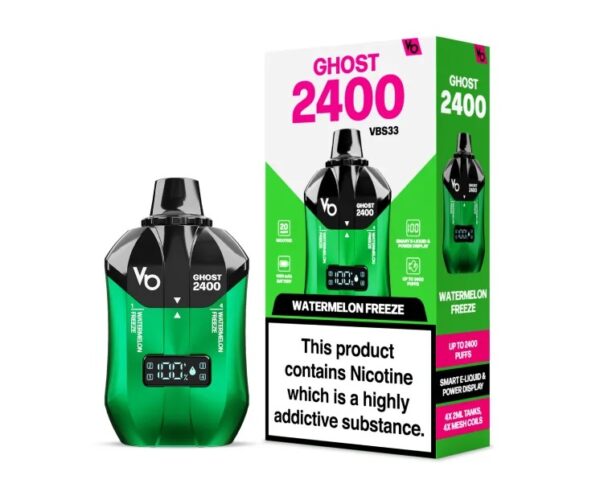 VAPE BARS GHOST 4 IN 1 2400 PREFILLED POD VAPE KIT 20MG - Image 20