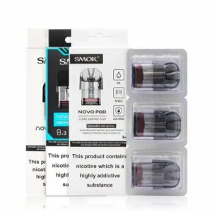SMOK NOVO, NOVO 2, NOVO M, NOVO 2S AND NOVO 2X REPLACEMENT PODS (3 PACK)