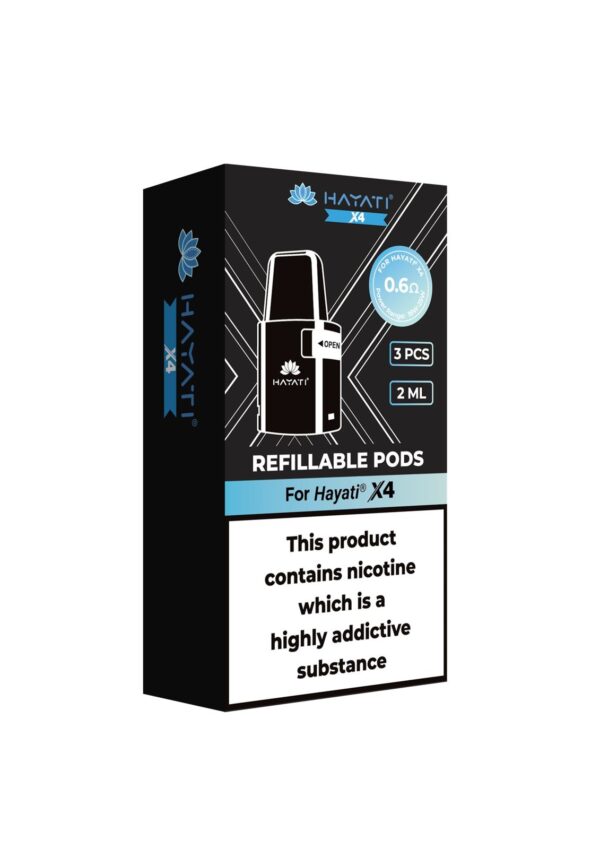 HAYATI X4 REFILLABLE REPLACEMENT PODS (3 PACK) - Image 2