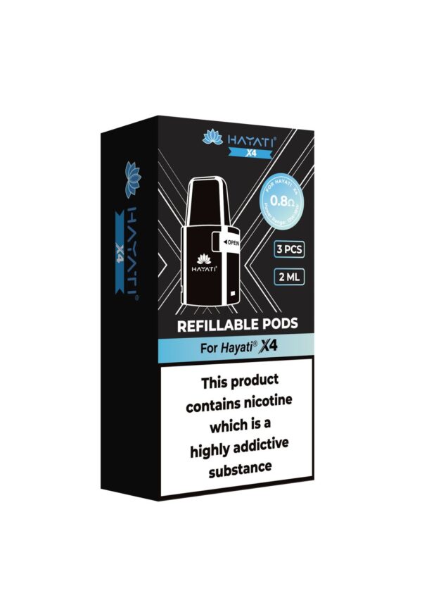 HAYATI X4 REFILLABLE REPLACEMENT PODS (3 PACK) - Image 3