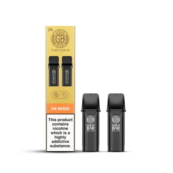 GOLD BAR RELOAD 600 PREFILLED PODS 20MG (2 PACK) - Image 2