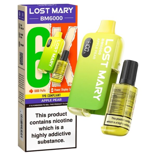 LOST MARY BM6000 DISPOSABLE POD VAPE KIT 20MG - Image 30