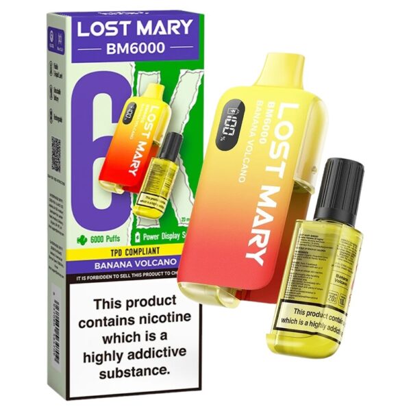 LOST MARY BM6000 DISPOSABLE POD VAPE KIT 20MG - Image 31