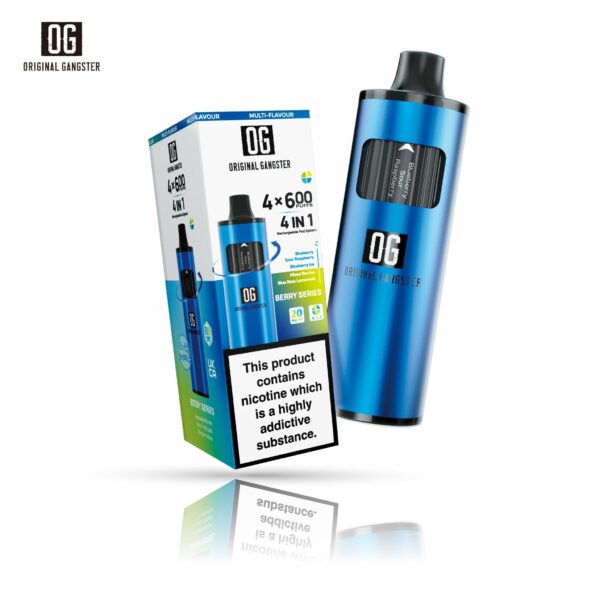 ORIGINAL GANGSTER OG 2400 4 IN 1 PREFILLED POD VAPE KIT 20MG - Image 6