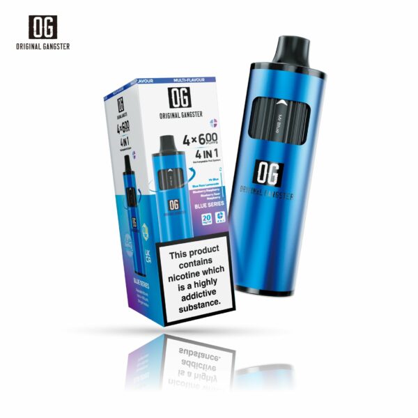 ORIGINAL GANGSTER OG 2400 4 IN 1 PREFILLED POD VAPE KIT 20MG - Image 8