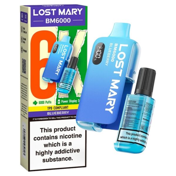 LOST MARY BM6000 DISPOSABLE VAPE KIT 20MG - Image 29