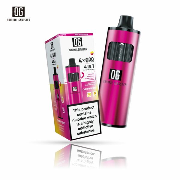 ORIGINAL GANGSTER OG 2400 4 IN 1 PREFILLED POD VAPE KIT 20MG - Image 10