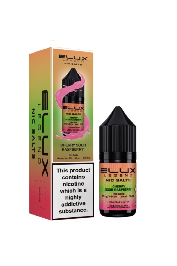 CHERRY SOUR RASPBERRY 10ML NIC SALT ELUX LEGEND