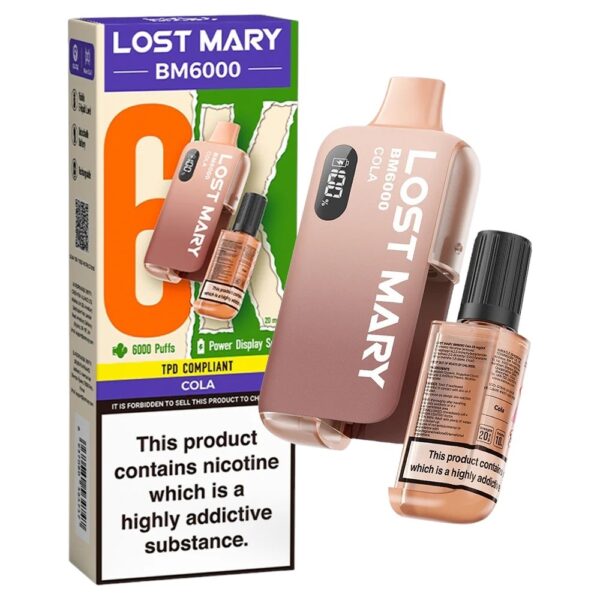 LOST MARY BM6000 DISPOSABLE VAPE KIT 20MG - Image 31