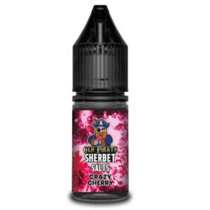 CRAZY CHERRY NIC SALT 10ML OLD PIRATE SHERBET PACK OF 10