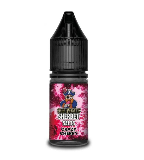 CRAZY CHERRY NIC SALT 10ML OLD PIRATE SHERBET PACK OF 10