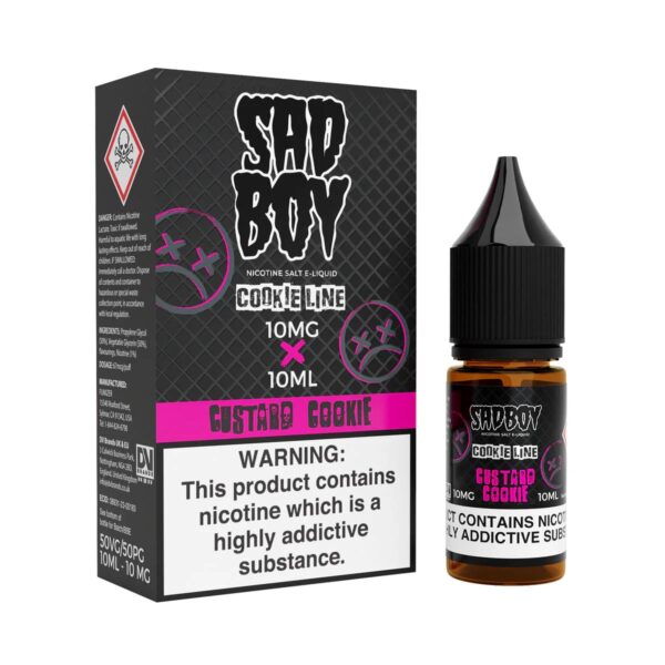 CUSTARD COOKIE LINE 10ML NIC SALT SADBOY
