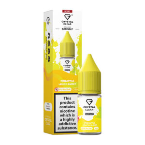 PINEAPPLE LEMON BURST 10ML NIC SALT CRYSTAL CLEAR BAR