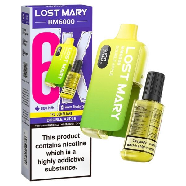 LOST MARY BM6000 DISPOSABLE POD VAPE KIT 20MG - Image 33