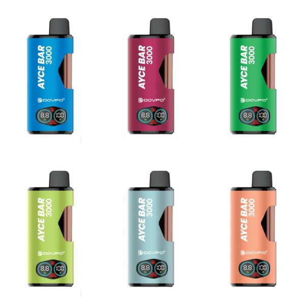DOVPO AYCE BAR 4 IN 1 3000 PREFILLED POD VAPE KIT 20MG