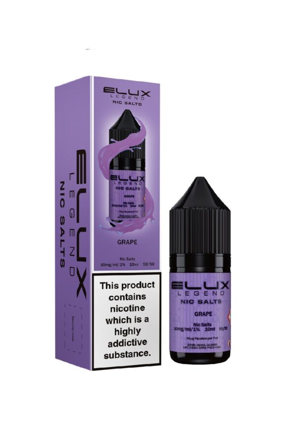 GRAPE 10ML NIC SALT ELUX LEGEND