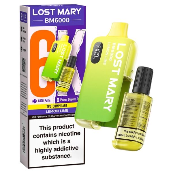 LOST MARY BM6000 DISPOSABLE VAPE KIT 20MG - Image 34