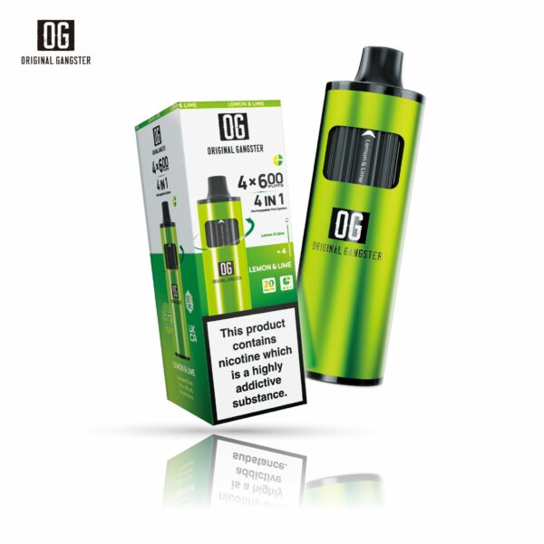 ORIGINAL GANGSTER OG 2400 4 IN 1 PREFILLED POD VAPE KIT 20MG - Image 20