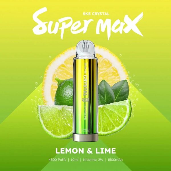 SKE CRYSTAL SUPER MAX 4500 DISPOSABLE VAPE KIT 20MG - Image 4